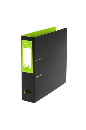Lever Arch File (Green/Black) 75mm