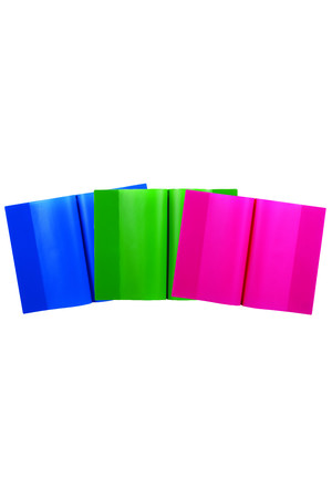 Contact Book Sleeves (Slip On) - A4: Solid Colours (Pack of 5)