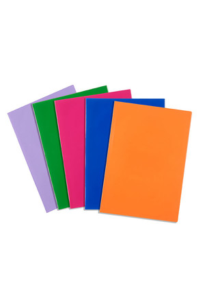 Contact Book Sleeves (Slip On) - 9x7: Solid Colours (Pack of 5)