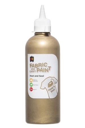 Fabric And Craft Paint 500ml - Gold