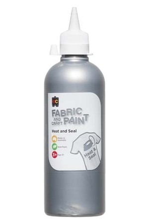 Fabric And Craft Paint 500ml - Silver