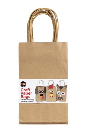 Craft Paper Bags - Set of 5