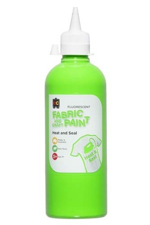 Fluorescent Fabric And Craft Paint 500mL - Green