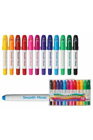 Smooth Moves Twistable Crayons - Pack of 12