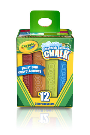 Crayola Chalk - Sidewalk (Washable): Pack of 12