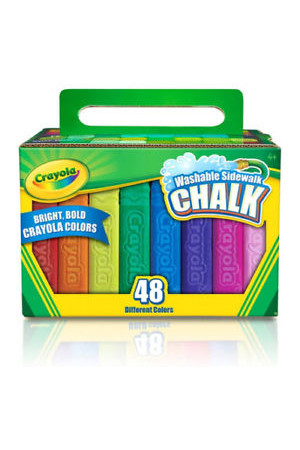 Crayola Chalk - Sidewalk (Washable): Pack of 48