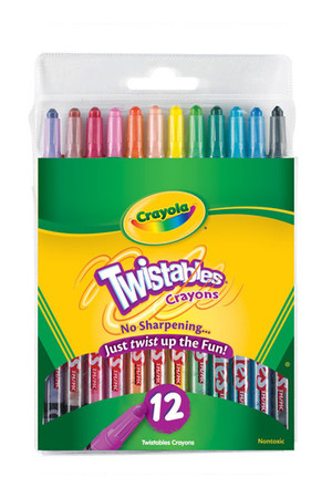 Crayola Crayons - Twistable: Pack of 12