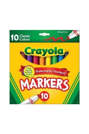 Crayola Marker Broad Line Classic Colors (Single)