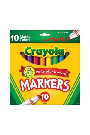Crayola Marker Broad Line Classic Colors (Pack of 10)