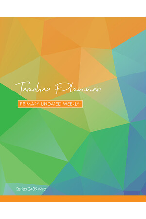 Primary Undated Planner (Weekly) - Wiro Bound