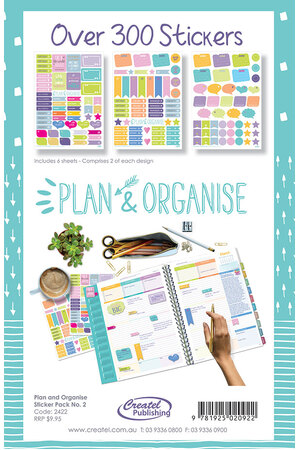 Diary & Planner Stickers - Plan & Organise