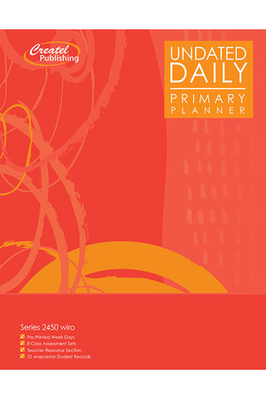 Primary Undated Planner (Daily) - Wiro Bound