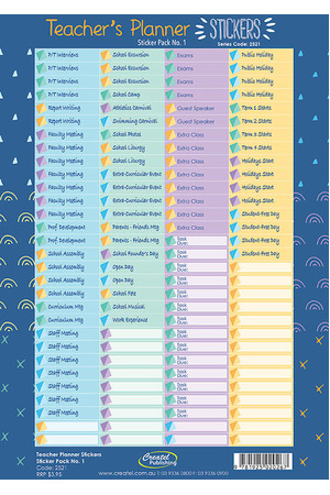 Teacher's Planner Sticker Pack