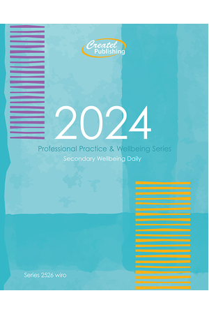 Secondary Wellbeing Planner 2024 (Daily) - Wiro Bound