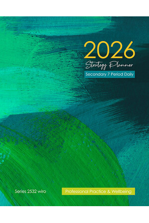 Secondary Strategy 7-Period Planner 2026 (Daily) - Wiro Bound