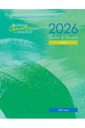Secondary Building Character and Resilience (BCR) Planner 2026 (Weekly)
