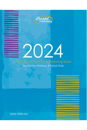 Secondary Strategy 4-Period Planner 2024 (Daily) - Wiro Bound