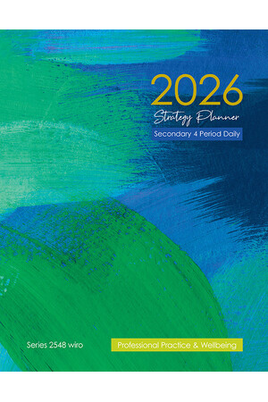 Secondary Strategy 4-Period Planner 2026 (Daily) - Wiro Bound