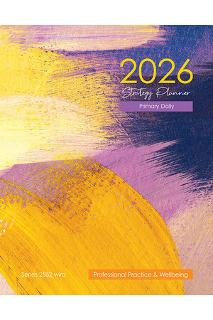 Primary Strategy Planner 2026 (Daily) - Wiro Bound