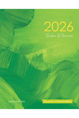 Secondary 4-Period Planner 2026 (Weekly) - Wiro Bound