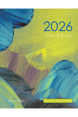 Secondary 6-Period Planner 2026 (Weekly) - Wiro Bound