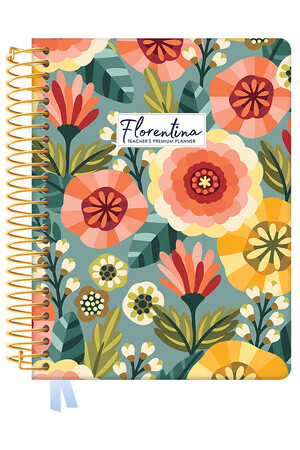 Florentina Premium Planner 2026 (Weekly) - Retro Blooms