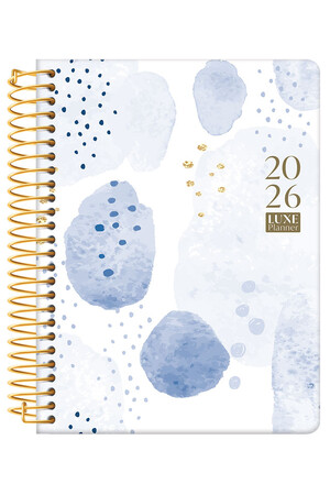 Luxe Planner 2026 (Weekly) - Indigo Quartz
