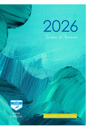 Secondary 5-Period Pure Paperback Planner 2026 (Daily)