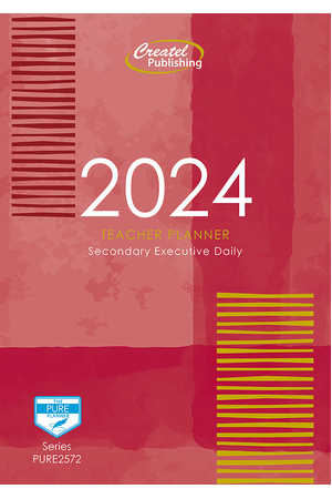 Executive Pure Paperback Planner 2024 (Daily)