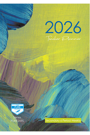 Secondary 6-Period Pure Paperback Planner 2026 (Weekly)
