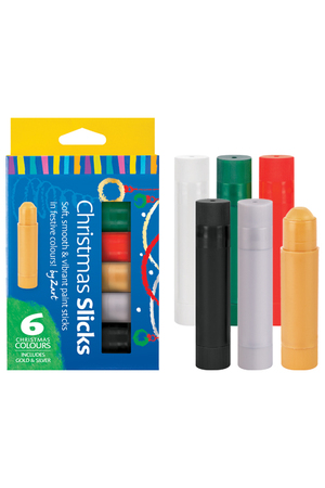 Slicks Christmas Colours - Pack of 6