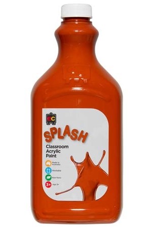 Splash Acrylic Paint 2L - Choc Fudge (Brown)