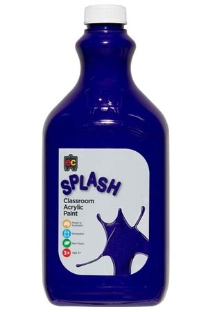 Splash Acrylic Paint 2L - Purple Blast (Purple)