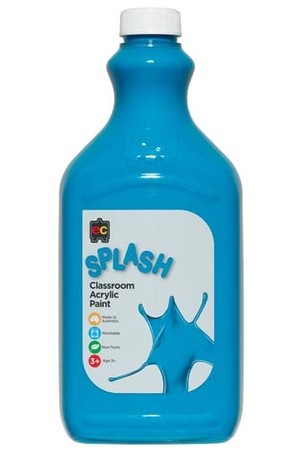Splash Acrylic Paint 2L - Peppermint (Turquoise)