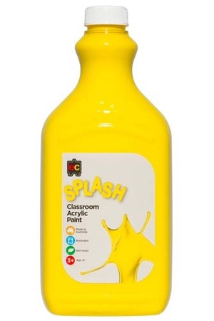 Splash Acrylic Paint 2L - Sunshine (Yellow)