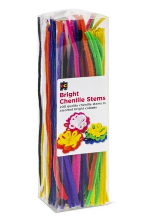 Chenille Stems (30cm) - Pack of 200: Bright