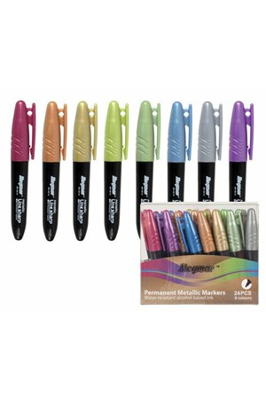 Megmar - Metallic Markers (Pack of 24)