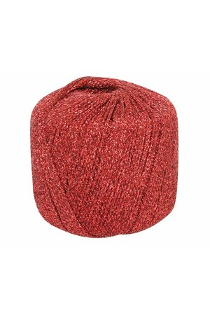 Metallic Yarn - Red (20g)