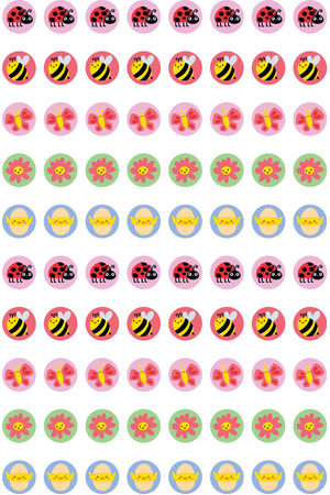 Spring - Dynamic Dots Stickers (Pack of 800)