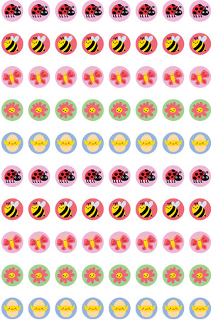 Spring - Dynamic Dots Stickers (Pack of 800)