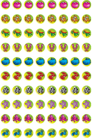 Dynamic Dots Marine Stickers (Previous Design)