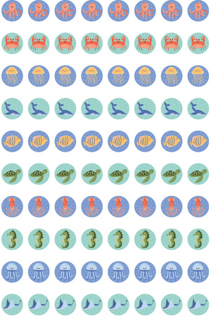 Marine - Dynamic Dots Stickers (Pack of 800)