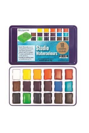 Primecolours Watercolours - Assorted (Pack of 18)