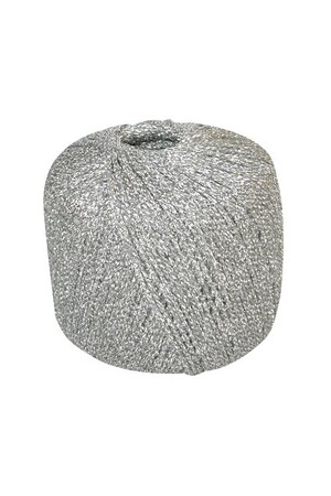 Metallic Yarn 125m - Silver