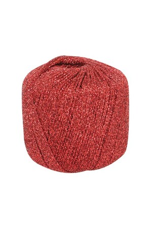 Metallic Yarn 125m - Red