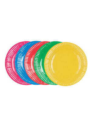 Paper Plate 23 cm - Coloured (Pack of 50)