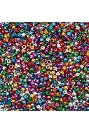 Metallic Beads - Assorted Colours (Pack of 1000)