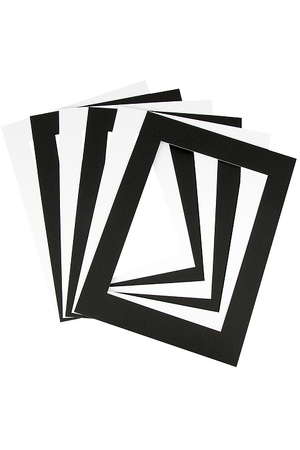 Pre-Cut Black & White Art Frames - A3 (Pack of 10)