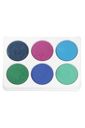Poster Colours Paint Blocks - Cool (Pack of 6)