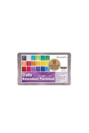 Pearlescent Watercolours (Pack of 18)